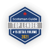 #15 Retail Volume Top Lender from Scotsman Guide